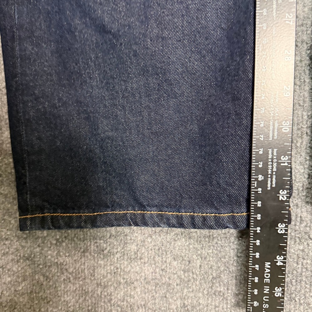 Cotton On Jeans Women 28 Blue Rigid Low Straight Denim Dark Wash 100% Cotton NWT - Picture 14 of 16